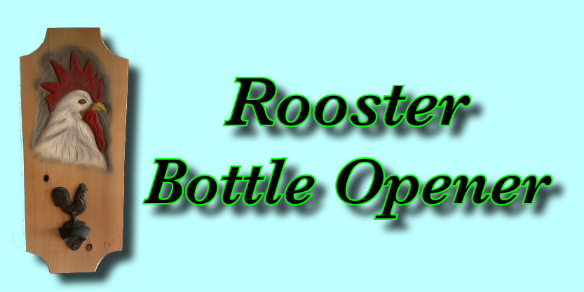 Rooster, very cool Craft beer bottle opener, perfect for a breweries near me